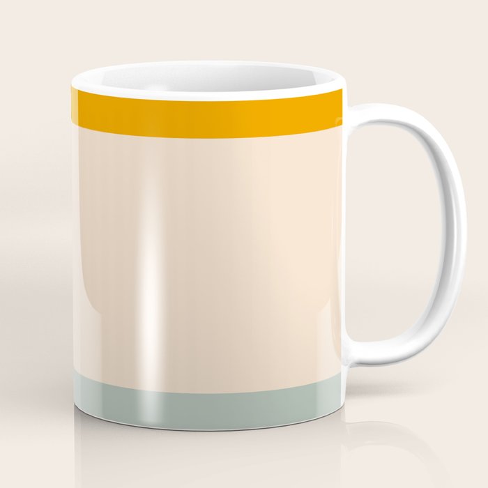 Heracles - Minimal Summer Retro Stripes Coffee Mug Gallery Image 1