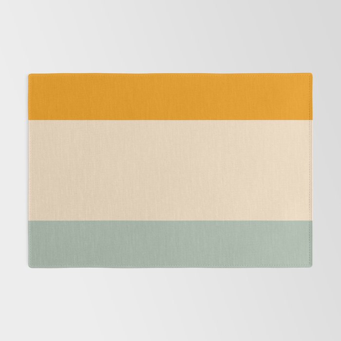 Heracles - Minimal Summer Retro Stripes Rug Gallery Image 2