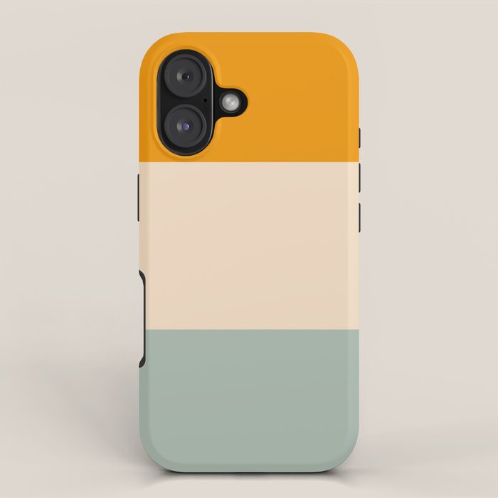 Heracles - Minimal Summer Retro Stripes iPhone Case Gallery Image 1