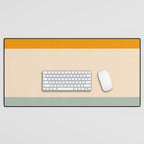Heracles - Minimal Summer Retro Stripes Desk Mat Gallery Image 1