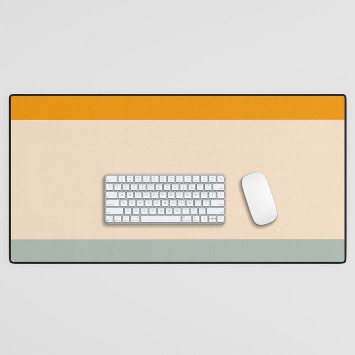 Heracles - Minimal Summer Retro Stripes Desk Mat Gallery Image 1
