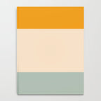 Heracles - Minimal Summer Retro Stripes Notebook Gallery Image 4