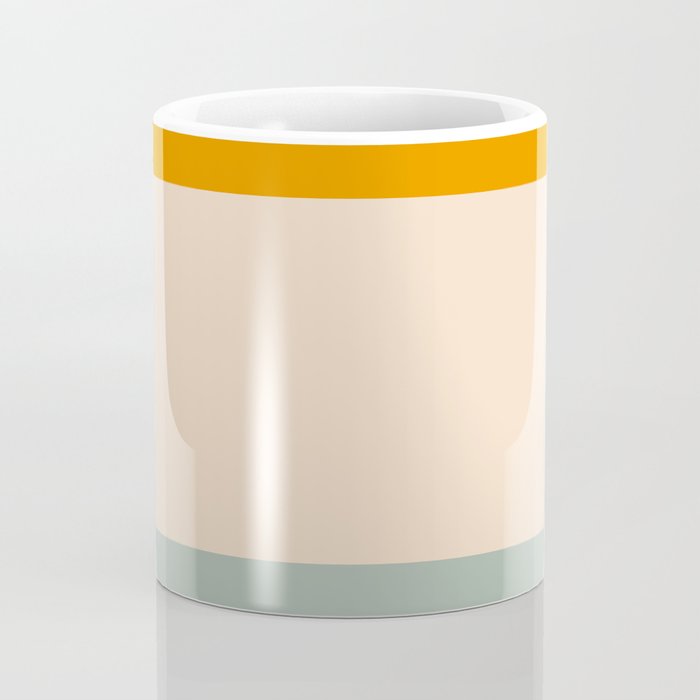 Heracles - Minimal Summer Retro Stripes Coffee Mug Gallery Image 4