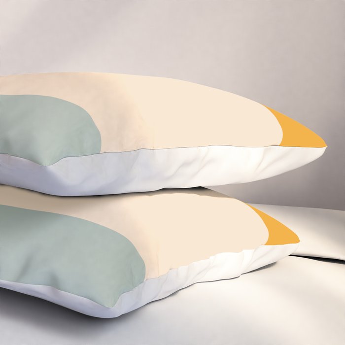 Heracles - Minimal Summer Retro Stripes Pillow Sham Gallery Image 3