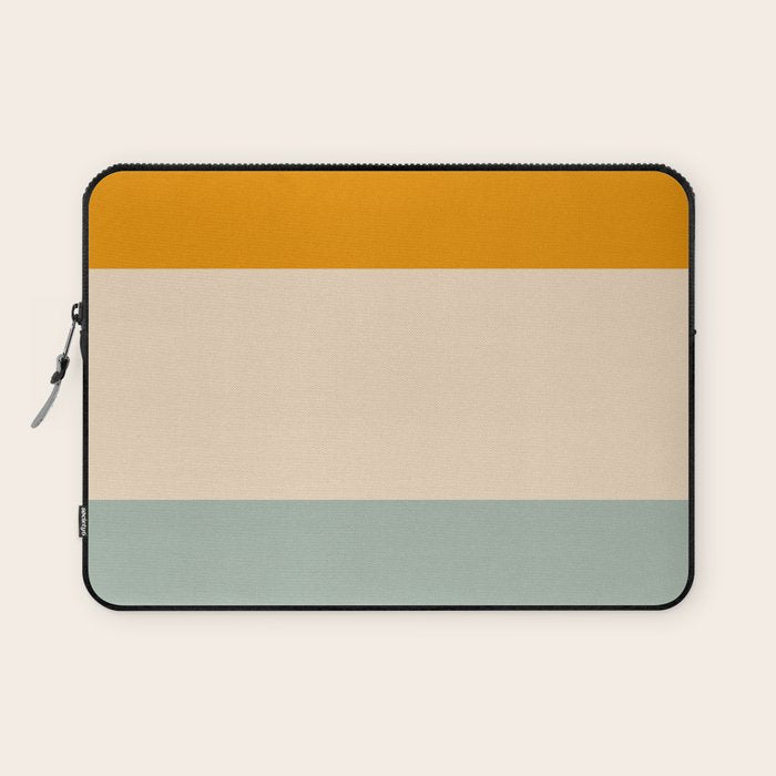 Heracles - Minimal Summer Retro Stripes Laptop Sleeve Gallery Image 1