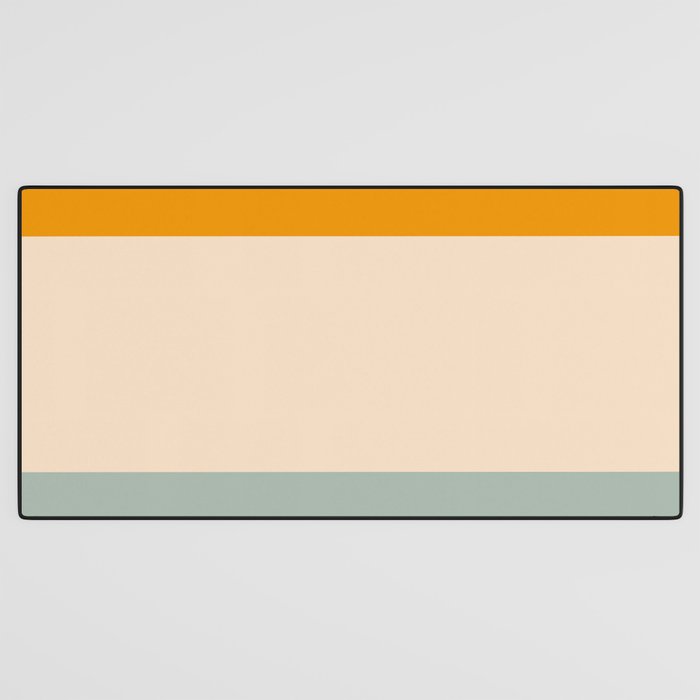 Heracles - Minimal Summer Retro Stripes Desk Mat Gallery Image 3