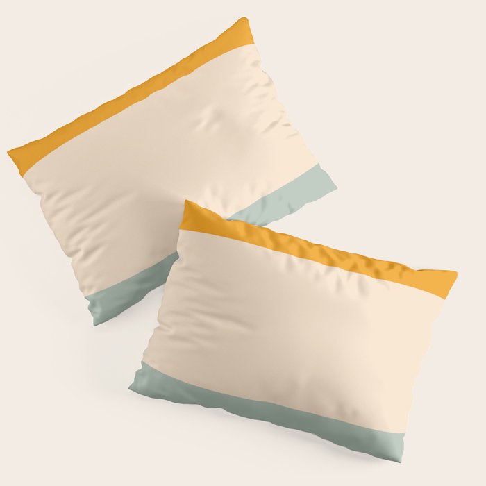 Heracles - Minimal Summer Retro Stripes Pillow Sham Gallery Image 3