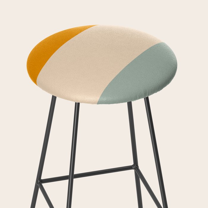 Heracles - Minimal Summer Retro Stripes Stool Gallery Image 2