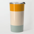 Heracles - Minimal Summer Retro Stripes Travel Mug Gallery Image 2