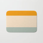 Heracles - Minimal Summer Retro Stripes Bath Mat Gallery Image 1