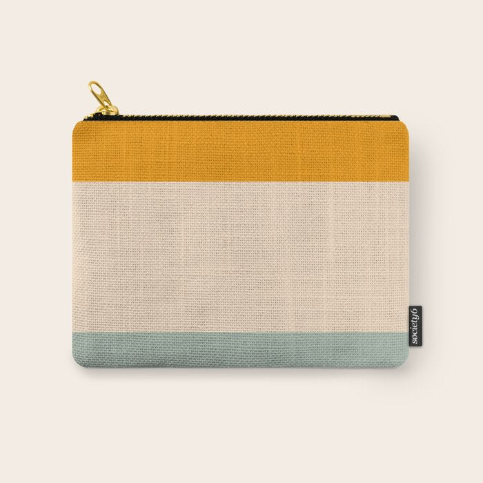Heracles - Minimal Summer Retro Stripes Carry All Pouch Gallery Image 1