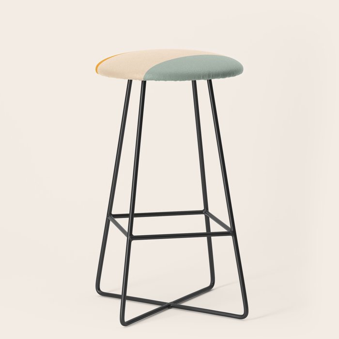 Heracles - Minimal Summer Retro Stripes Stool Gallery Image 1