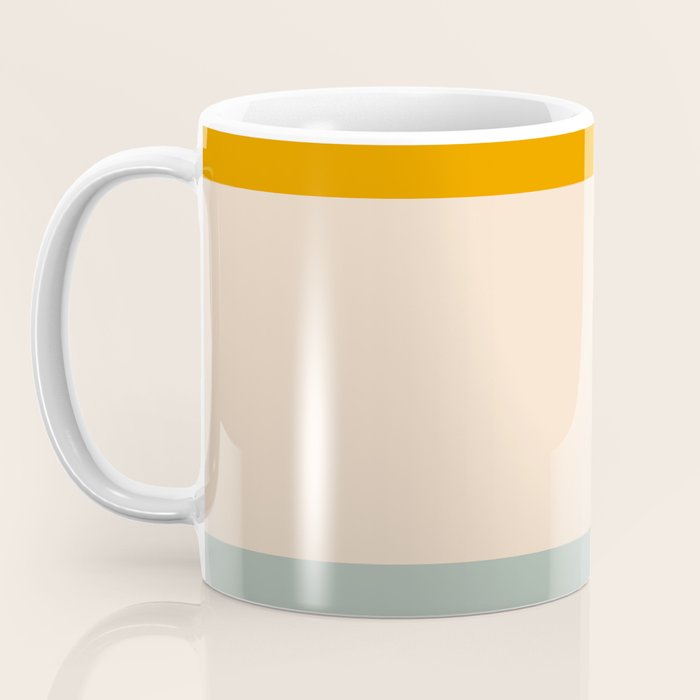 Heracles - Minimal Summer Retro Stripes Coffee Mug Gallery Image 3