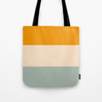 Heracles - Minimal Summer Retro Stripes Tote Bag Gallery Image 1