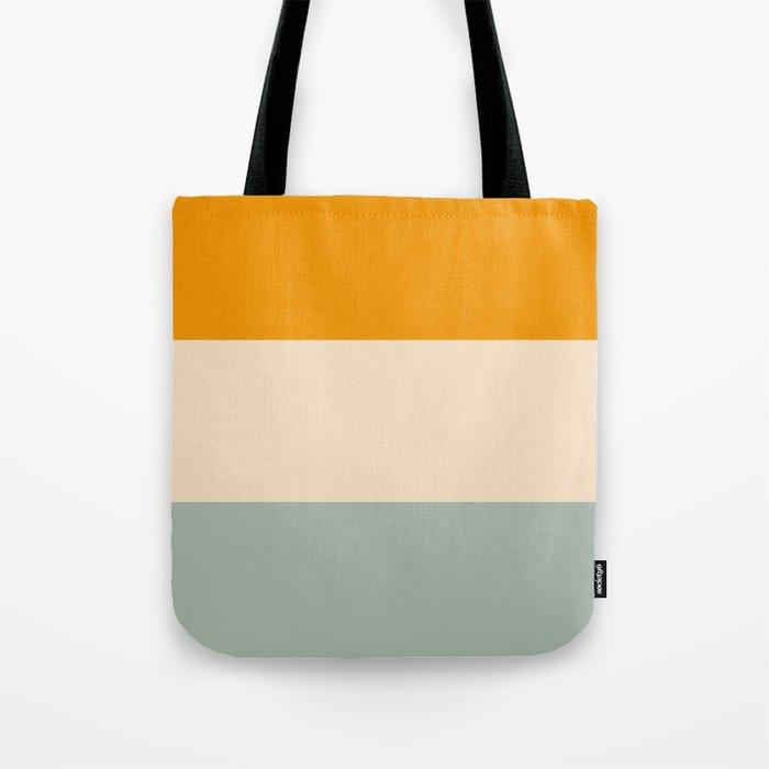 Heracles - Minimal Summer Retro Stripes Tote Bag Gallery Image 1