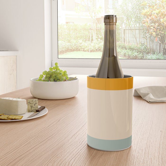 Heracles - Minimal Summer Retro Stripes Wine Chiller Gallery Image 4