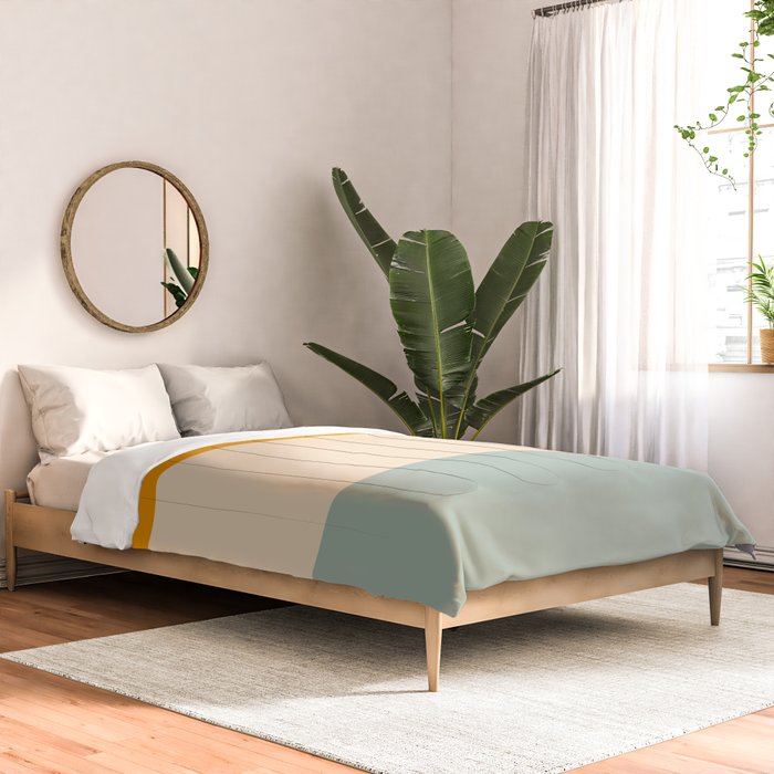 Heracles - Minimal Summer Retro Stripes Comforter Gallery Image 2