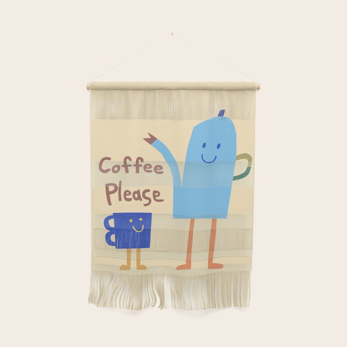 coffee please Wall Hanging Gallery Image 1