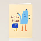 coffee please Stationery Card Gallery Image 2
