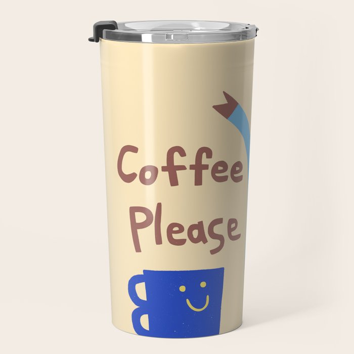 coffee please Travel Mug Gallery Image 3