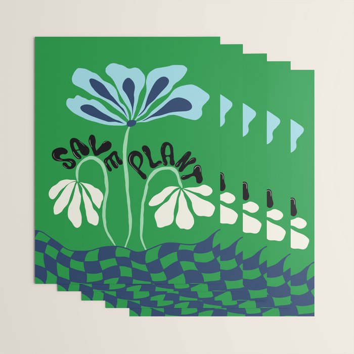 Save Plants Wrapping Paper Gallery Image 3