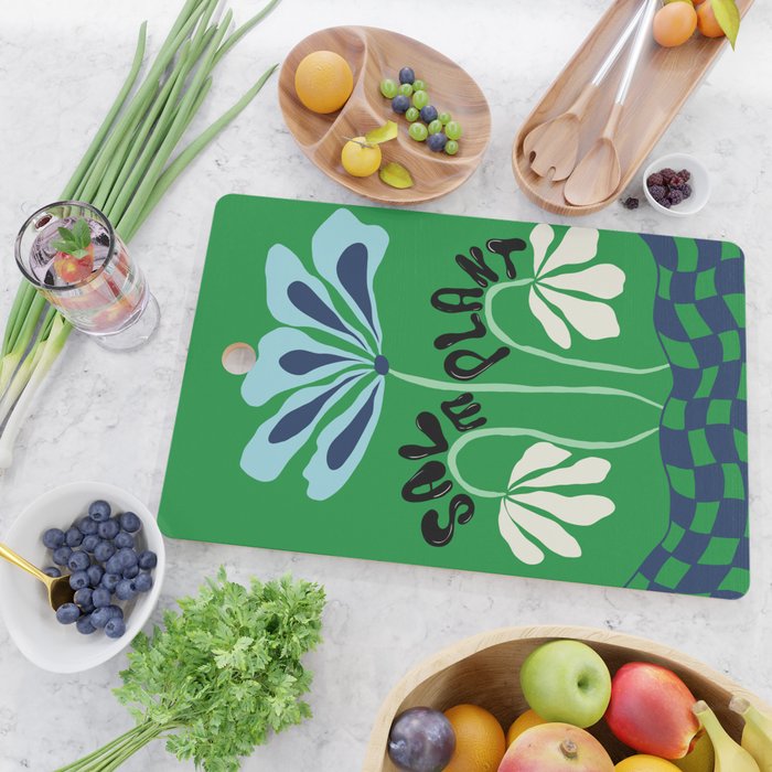 Save Plants Cutting Board Gallery Image 2