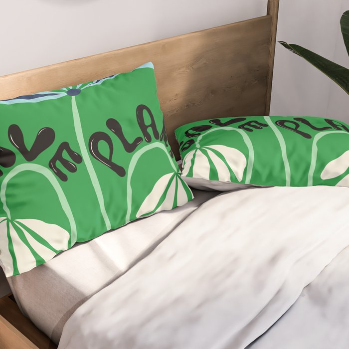 Save Plants Pillow Sham Gallery Image 2