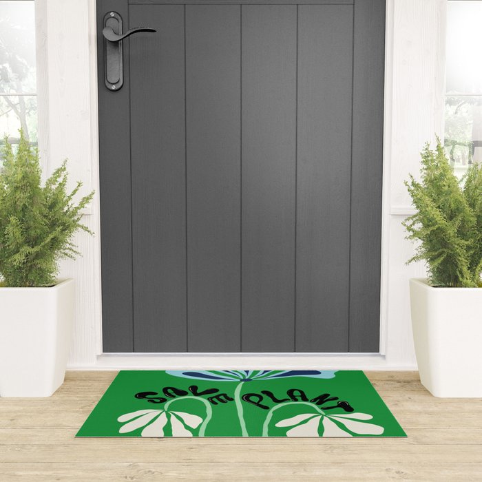 Save Plants Welcome Mat Gallery Image 3