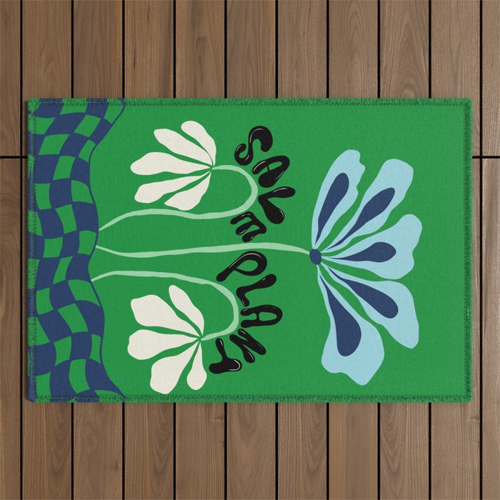 Save Plants Outdoor Rug Gallery Image 1