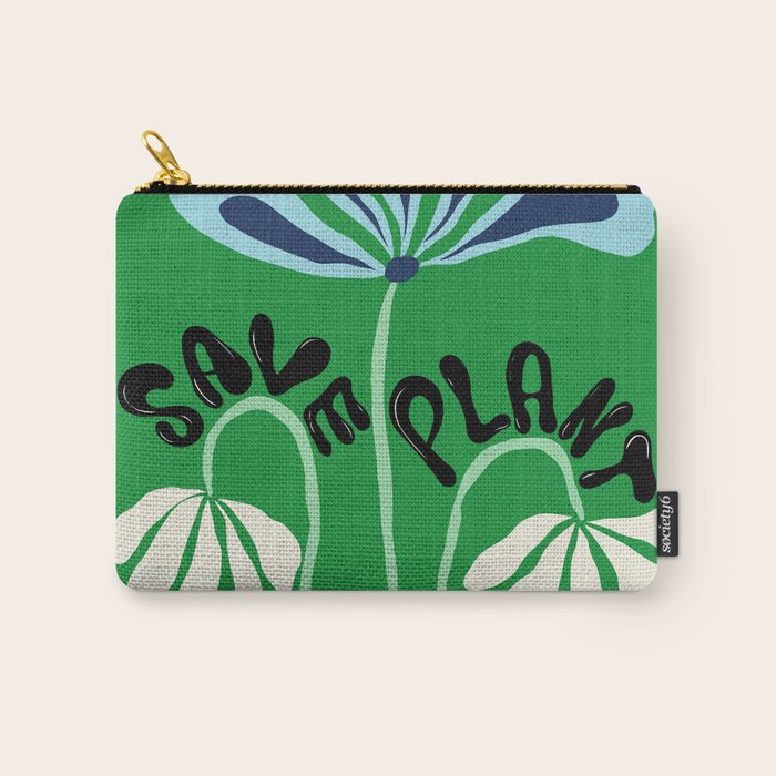 Save Plants Carry All Pouch Gallery Image 1