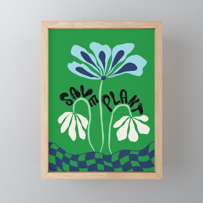 Save Plants Mini Art Print Gallery Image 1