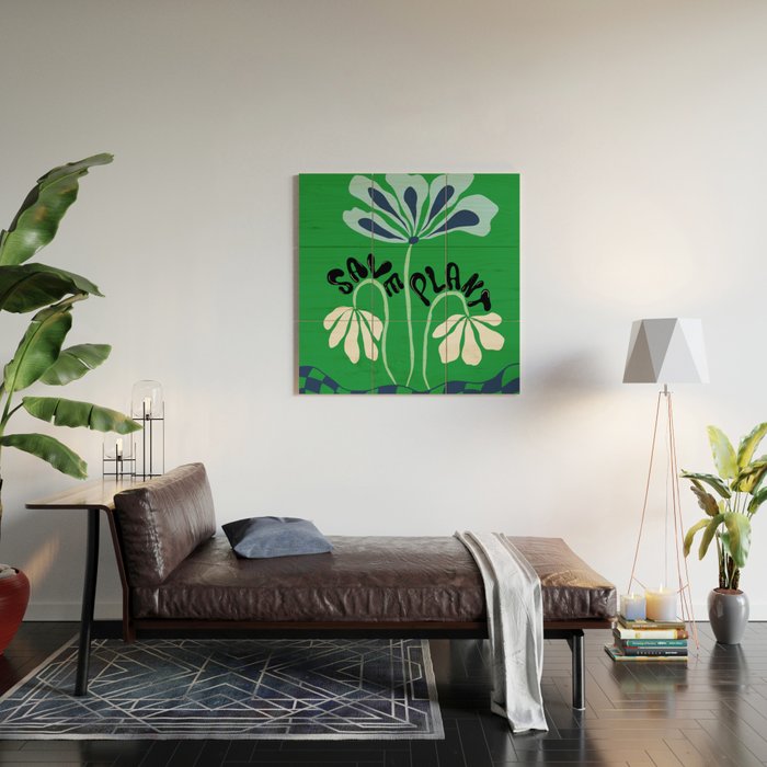 Save Plants Wood Wall Art Gallery Image 2