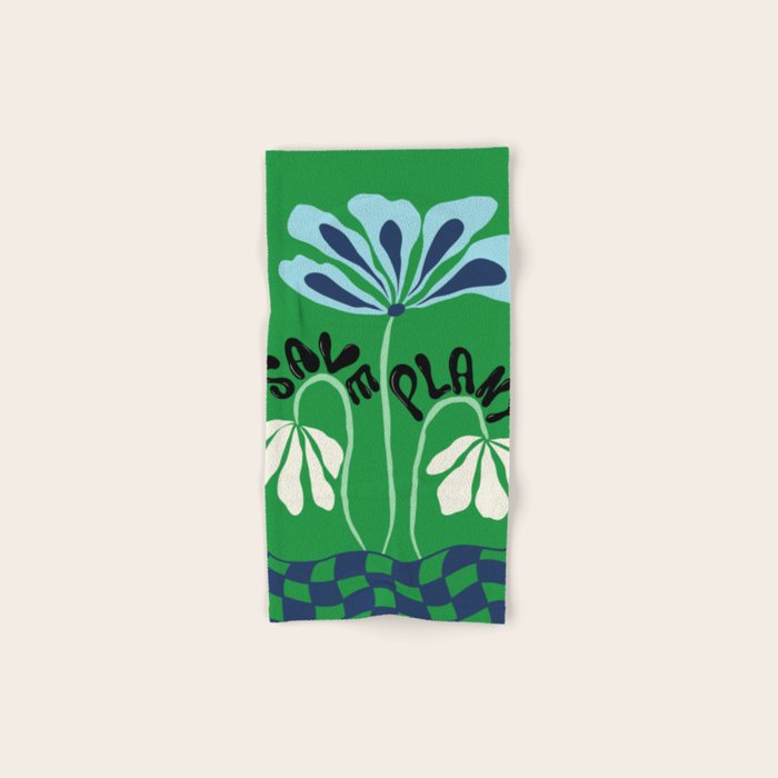 Save Plants Bath Towel Gallery Image 1