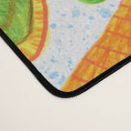 Kitchen Snacks & Apps in Orange & White Desk Mat Gallery Image 4