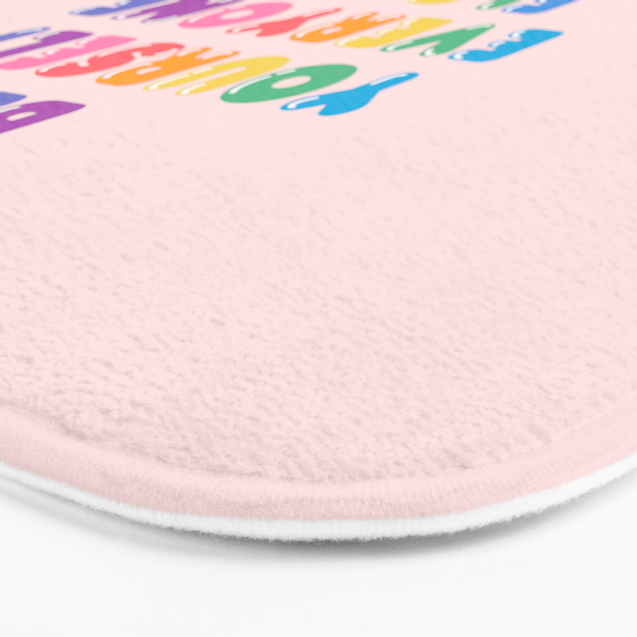 Be Always Yourself Bath Mat Gallery Image 3
