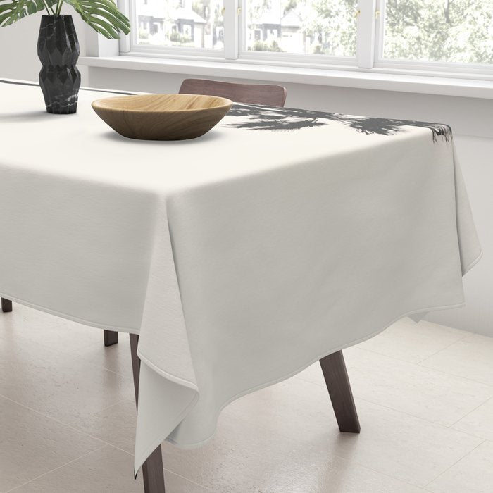 Moment under the coast palm tree Tablecloth Gallery Image 3