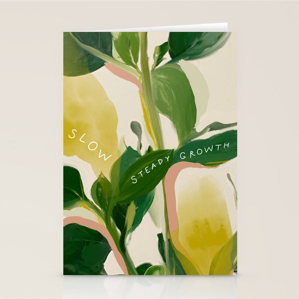 Slow Steady Growth Stationery Card Gallery Image 2