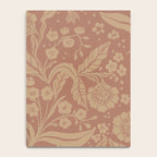 Terracotta and Golden Floral Pattern   Notebook Gallery Image 4