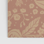 Terracotta and Golden Floral Pattern   Poster Gallery Image 3