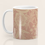Terracotta and Golden Floral Pattern   Coffee Mug Gallery Image 3