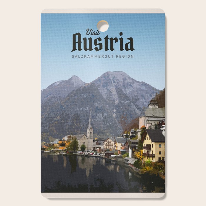 Visit Austria Cutting Board Gallery Image 1