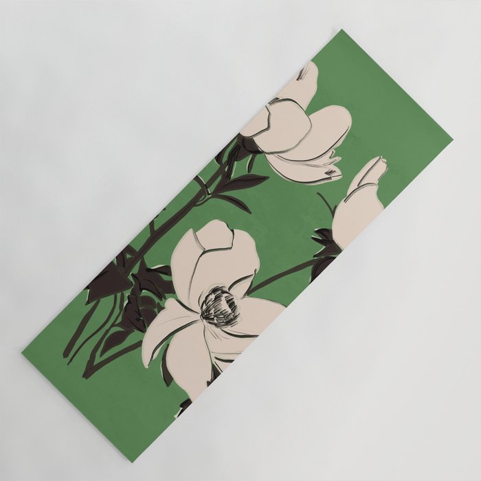 Modern Art Flowers 19 Yoga Mat Gallery Image 1