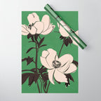 Modern Art Flowers 19 Wrapping Paper Gallery Image 1