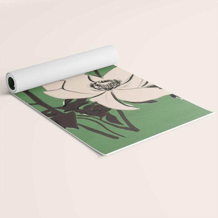 Modern Art Flowers 19 Yoga Mat Gallery Image 2