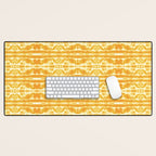 Yellow Tie Dye Twos Desk Mat Gallery Image 1