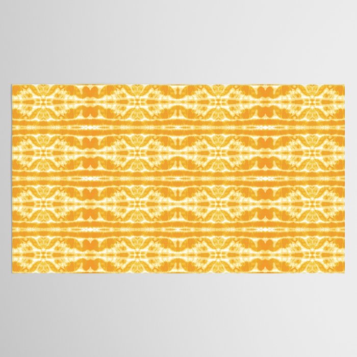 Yellow Tie Dye Twos Tablecloth Gallery Image 2