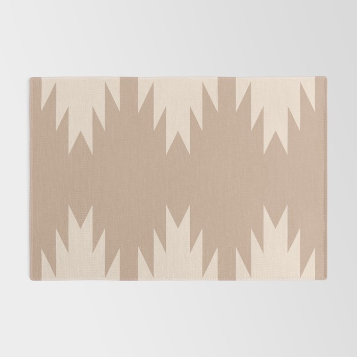Geometric Southwestern Minimalism - Neutral Natural Beige Rug Gallery Image 2