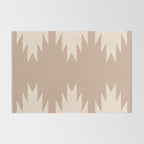 Geometric Southwestern Minimalism - Neutral Natural Beige Rug Gallery Image 2