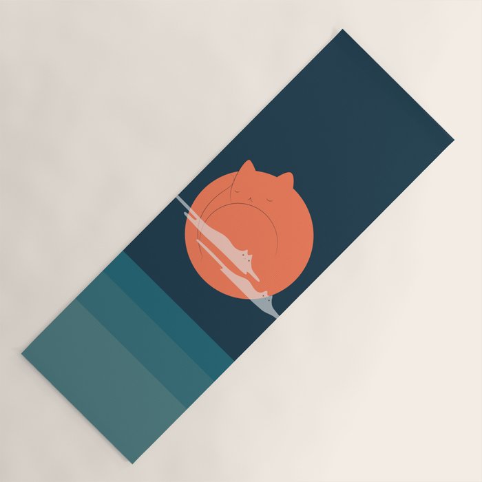 Cat Landscape 105 Yoga Mat Gallery Image 1