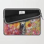 Colorful Wild Deer Indian Summer  Woodland Flora And Wildlife Laptop Sleeve Gallery Image 2